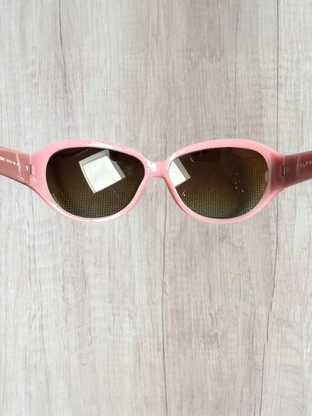 Ralph Lauren Y2K Oversized Bug Eye Sunglasses Brown Tortoise Glam 61mm